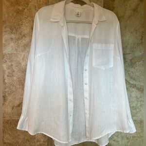 White button down shirt from H&M